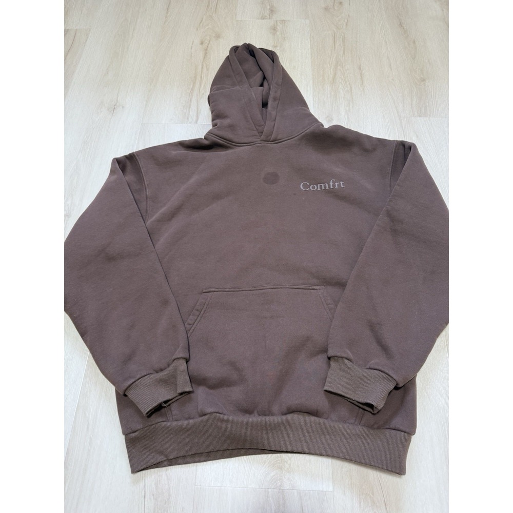 Comfrt Mocha Brown Sweatshirt Hoodie Men's Size Large Extreme Comfort